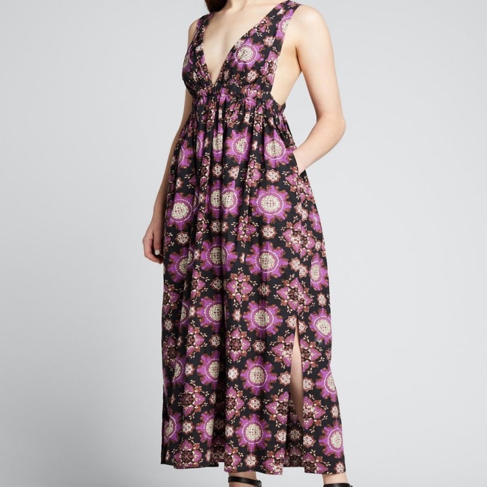 Rachel Comey purple maxi dress size small